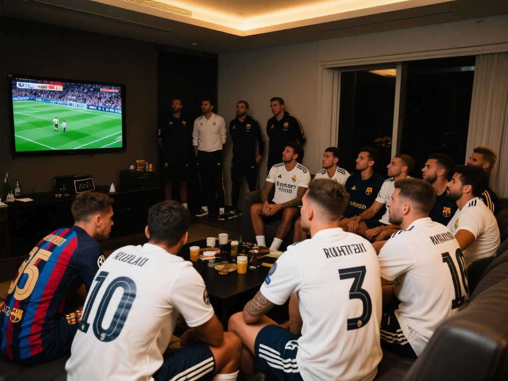 马卡:部分皇马队员集体观看巴萨对阵国米的欧冠客场比赛 马卡:部分皇马队员集体观看巴萨对阵国米的欧冠客场比赛